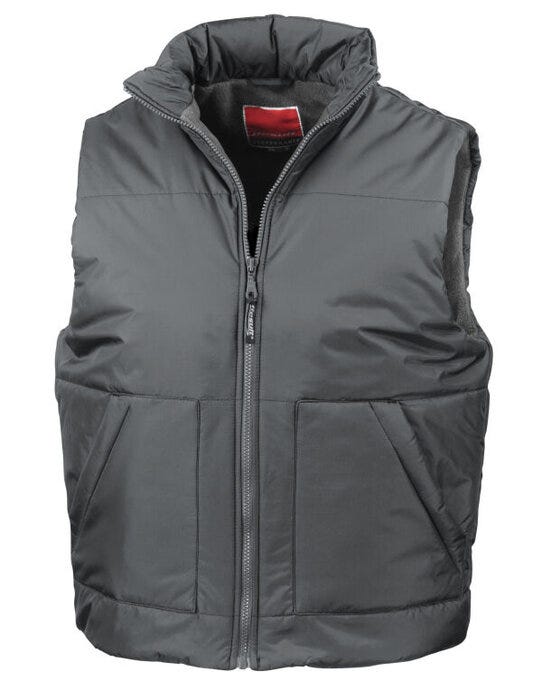 Result R44X Fleece Lined Bodywarmer - Dark Grey