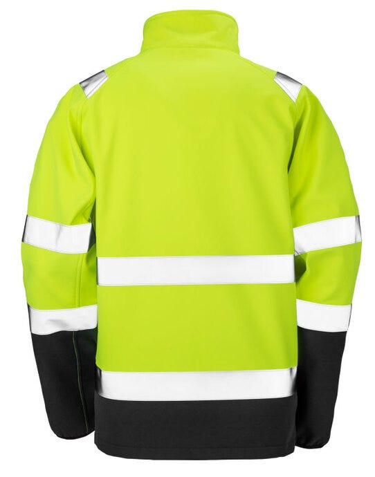 Result Safeguard R450X Printable Safety SShell - Fluorescent Yellow/Black