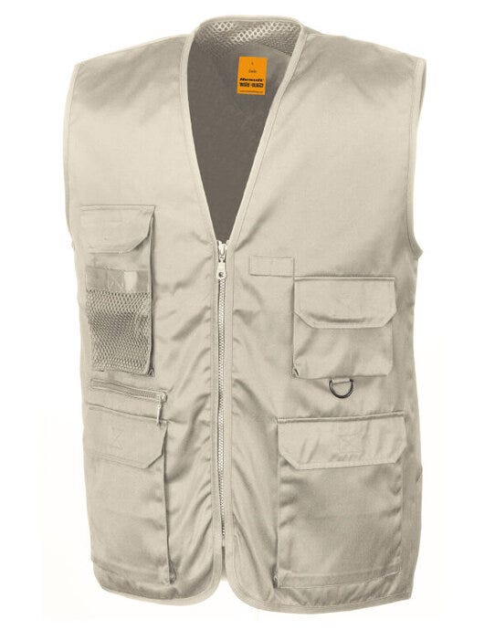 Result Work-Guard R45X Result Workguard Safari Waistcoat - Camel