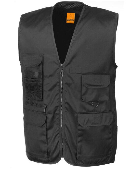 Result Work-Guard R45X Result Workguard Safari Waistcoat - Black