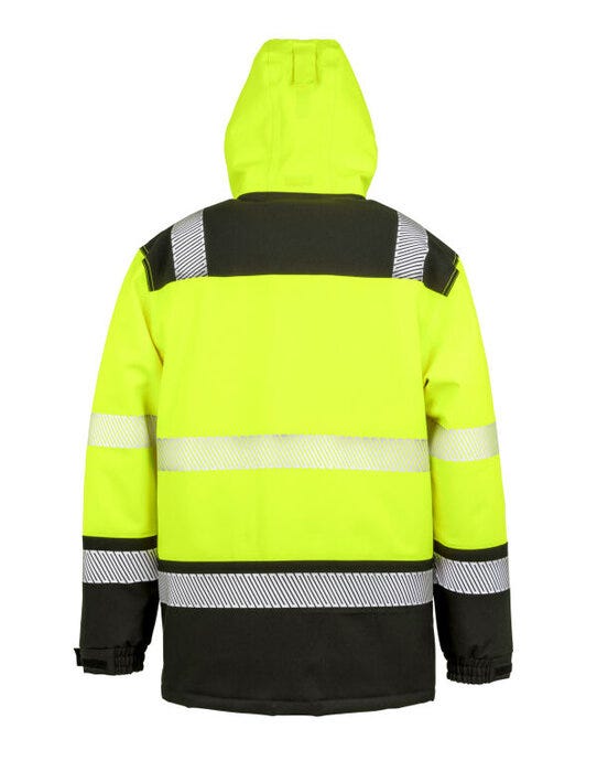 Result Safeguard R475X Result SGuard Extreme Tech Safety Coat - Fluorescent Yellow/Black