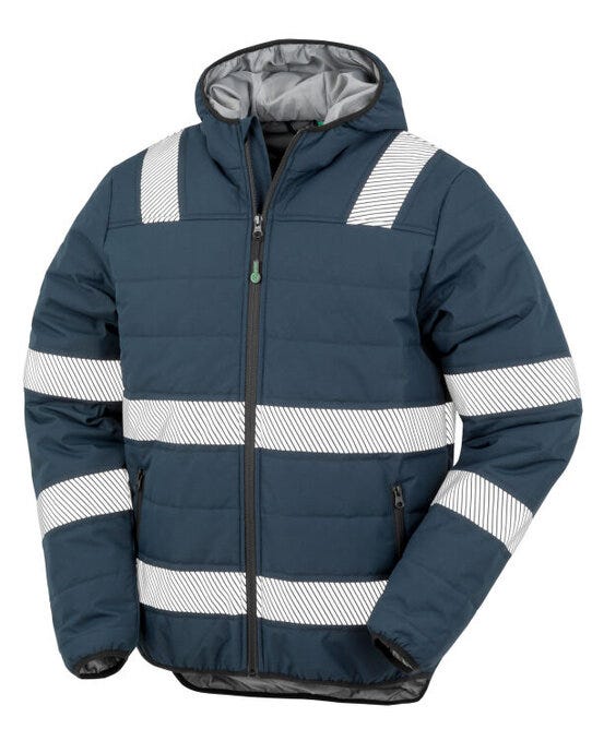 Result Recycled R500X Result Rcycled Ripstop Padded Safety Jkt - Navy