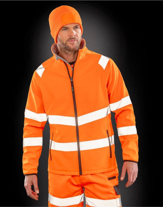 Result Recycled R505X Printable Safety S'shell - Fluoresent Orange