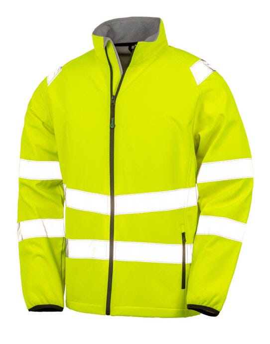 Result Recycled R505X Printable Safety S'shell - Fluoresent Yellow