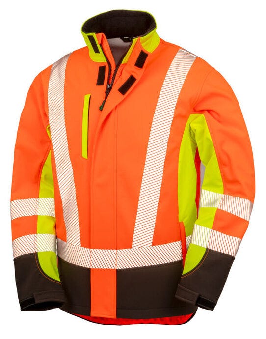 Result Recycled R506X 3-Layer 3-Tone S'Shell - Fluor Yellow/Fluor Orange/Black