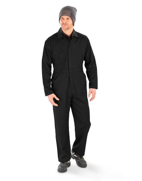 Result Recycled R510X Action Zip Front Overall - Black