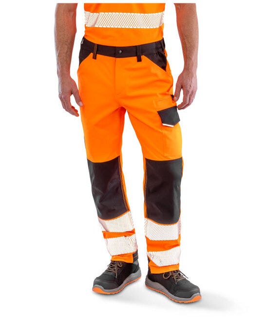 Result Safeguard R517X Resuly Safeguard Stretch Safety Trouser - Fluoresent Orange