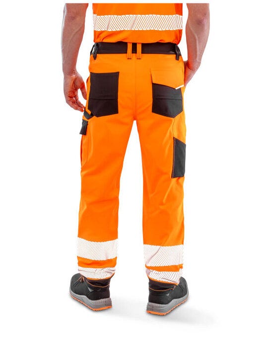 Result Safeguard R517X Resuly Safeguard Stretch Safety Trouser - Fluoresent Orange