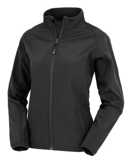 Result Recycled R901F Ladies Printable Softshe - Black