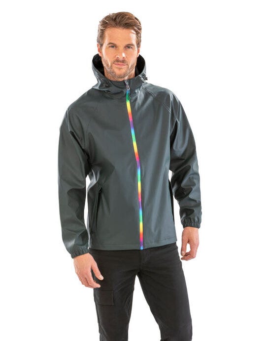 Result Recycled R908X Result Prism PU Waterproof Jacket - Black Olive