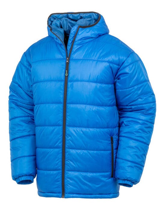 Result Recycled R910X Hooded Padded Parka - Royal Blue