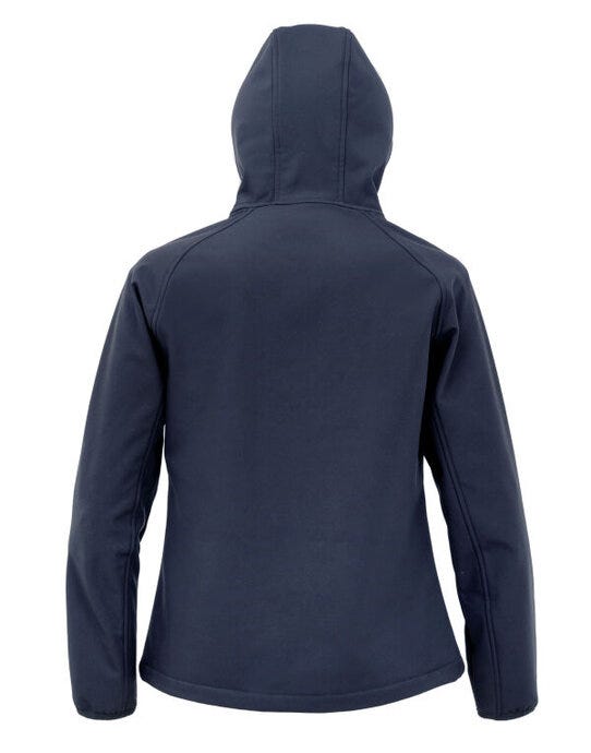 Result Recycled R911F Result Ladies Recycled P'able Hood Shell - Navy