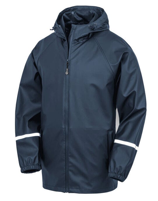 Result Recycled R915X Result Prism PU Waterproof Jacket - Navy