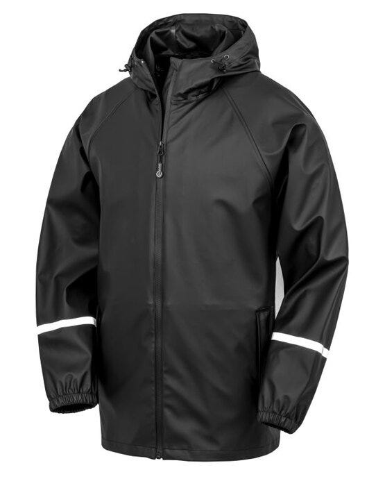 Result Recycled R915X Result Prism PU Waterproof Jacket - Black