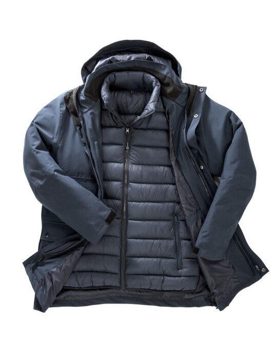 Result Recycled R920X 3in1 Padded Jacket - Navy