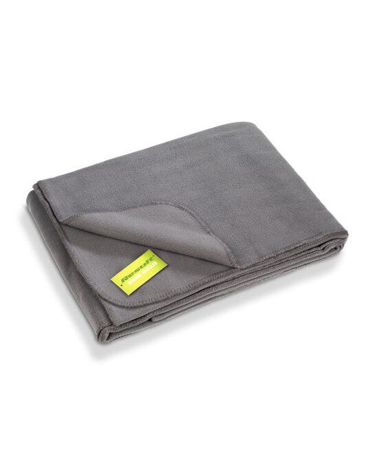 Result Recycled R939X Result Recycl Fleece Polartherm Blanket - Grey