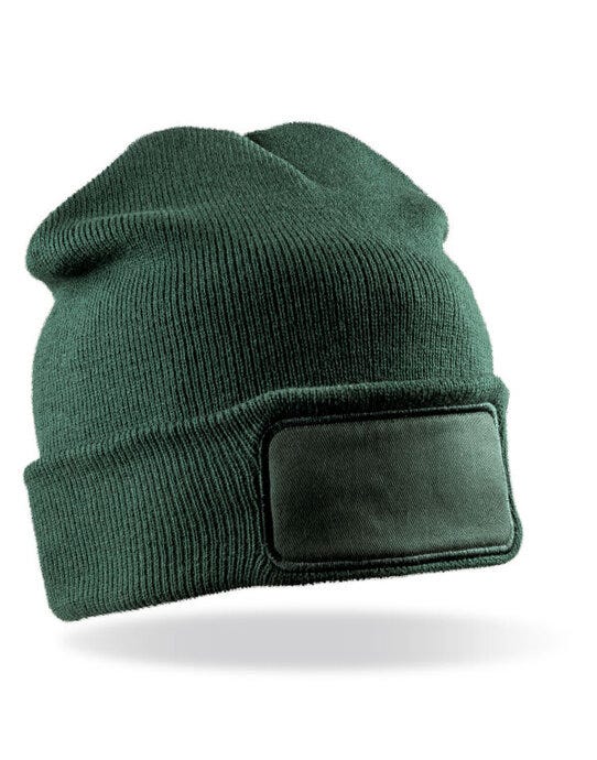 Result Winter Essentials RC027X Result Winter Double Knit Printer Beanie - Bottle Green