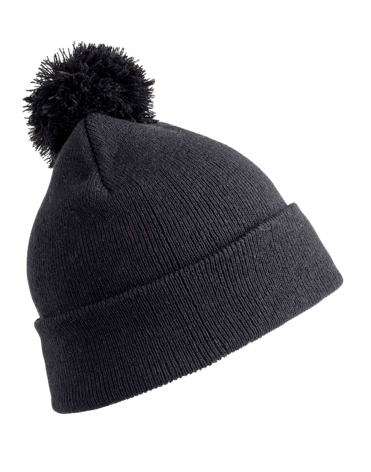 Result Winter Essentials RC028J Result Winter Junior Pom Pom Beanie - Black