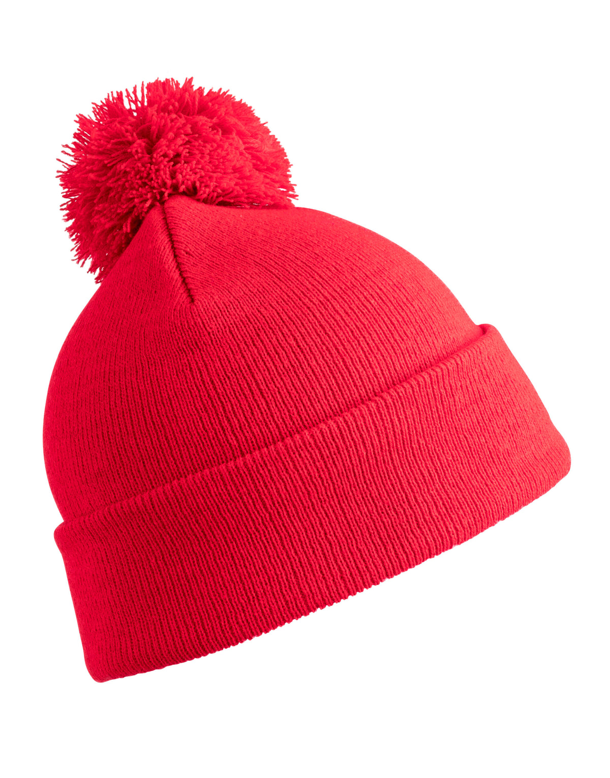 Result Winter Essentials RC028X Pom Pom Beanie - Red