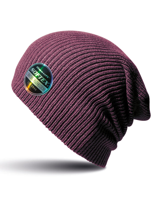Result Core RC031X Softex Beanie Hat - Burgundy