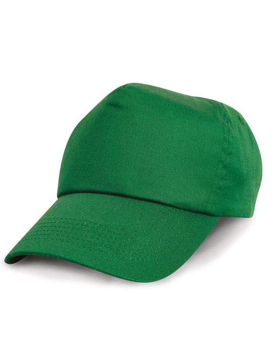 Result Headwear RC05J Result Junior Cotton Cap - Kelly Green