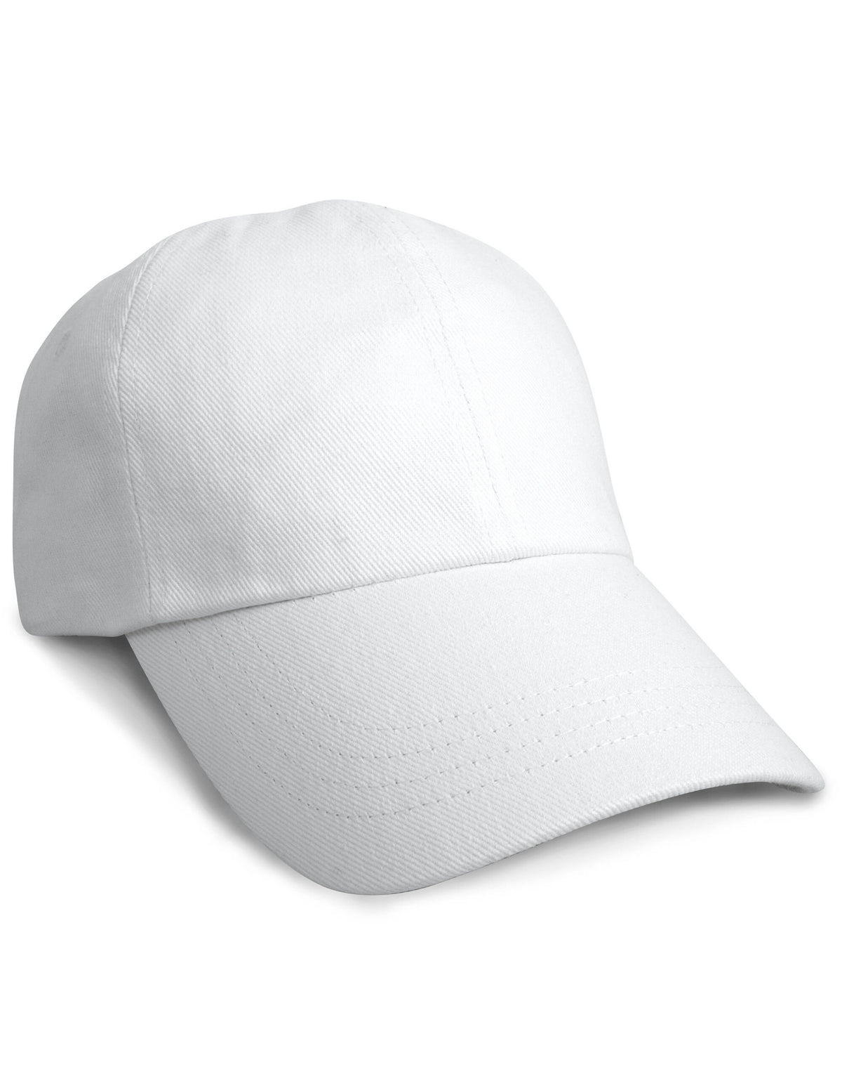 Result Headwear RC10 Result Heavy Cotton Pro-Style Cap - White