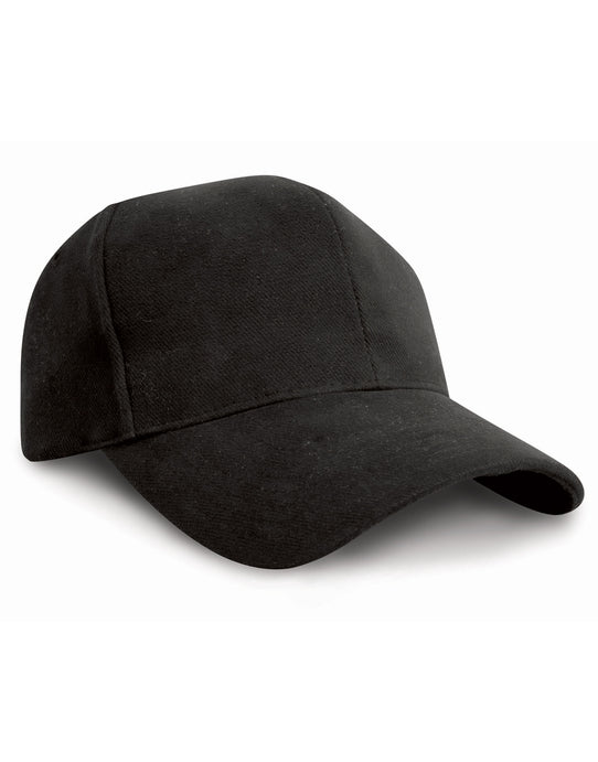 Result Headwear RC25 Result ProStyle Heavy Brushed Cotton Cap - Black
