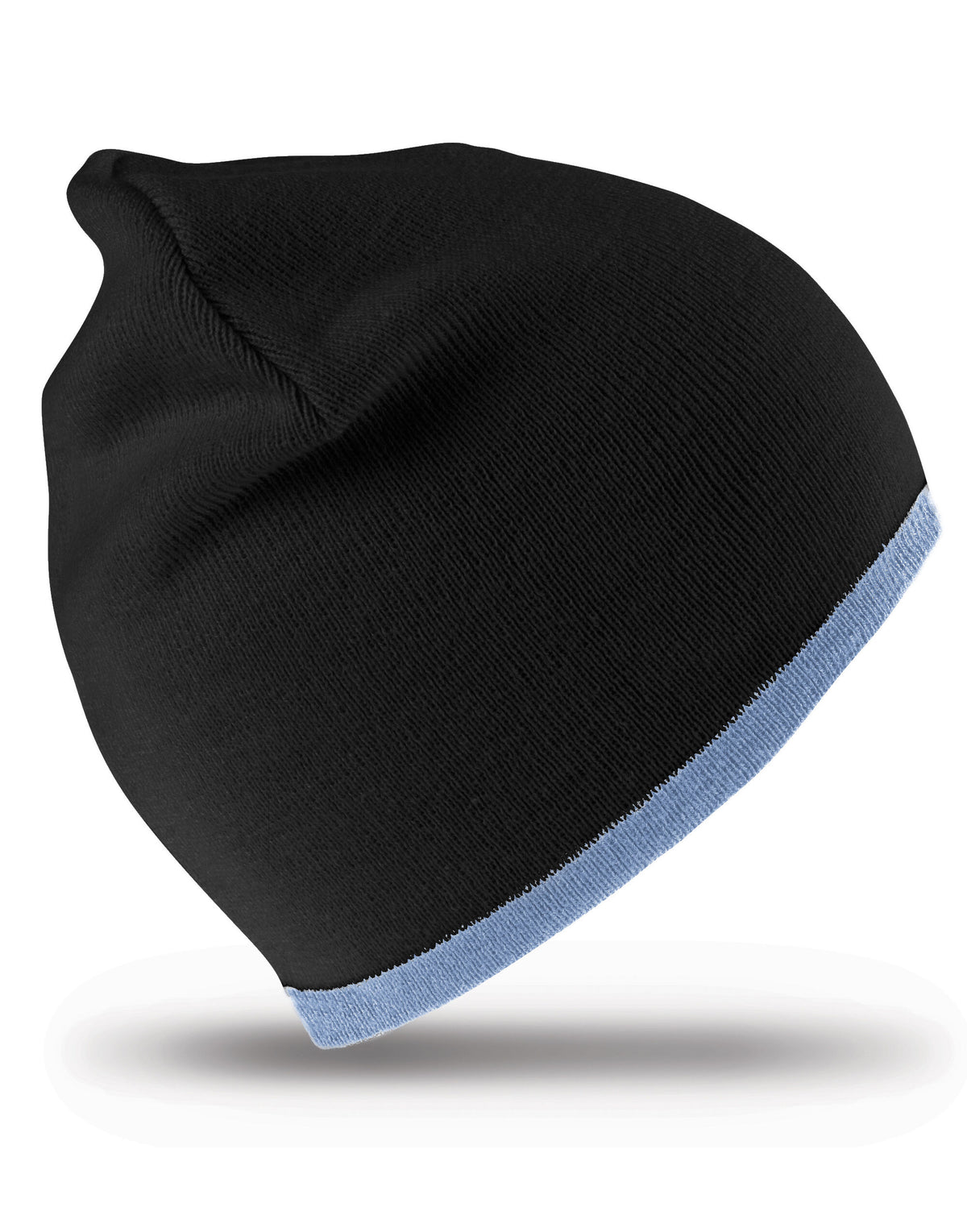 Result Winter Essentials RC46 Result Winter Reversible Fashion Fit Hat - Black/Sky