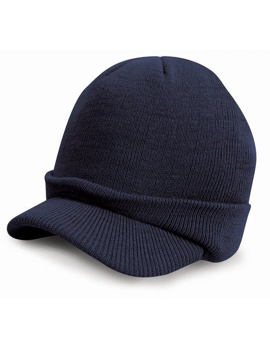 Result Winter Essentials RC60 Result Winter Esco Army Knitted Hat - Navy