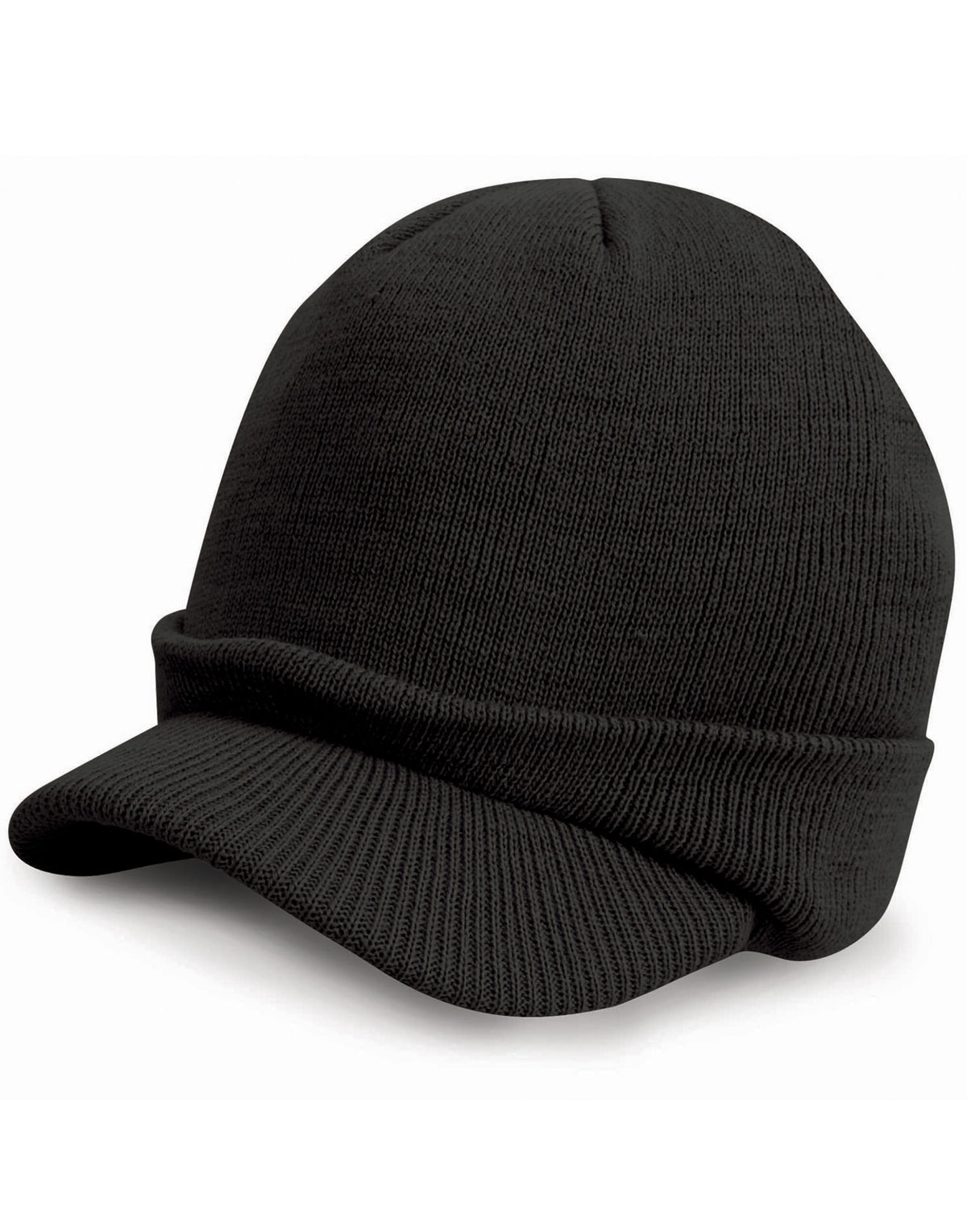 Result Winter Essentials RC60 Result Winter Esco Army Knitted Hat - Black