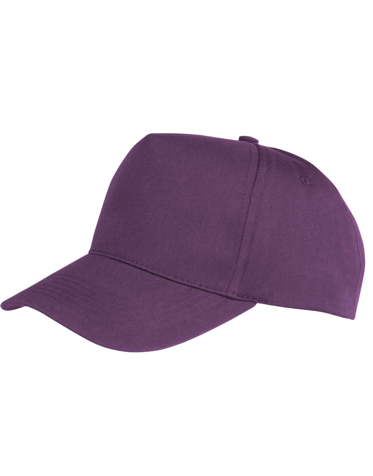Result Core RC84X Boston 5 Panel Printers Cap - Purple