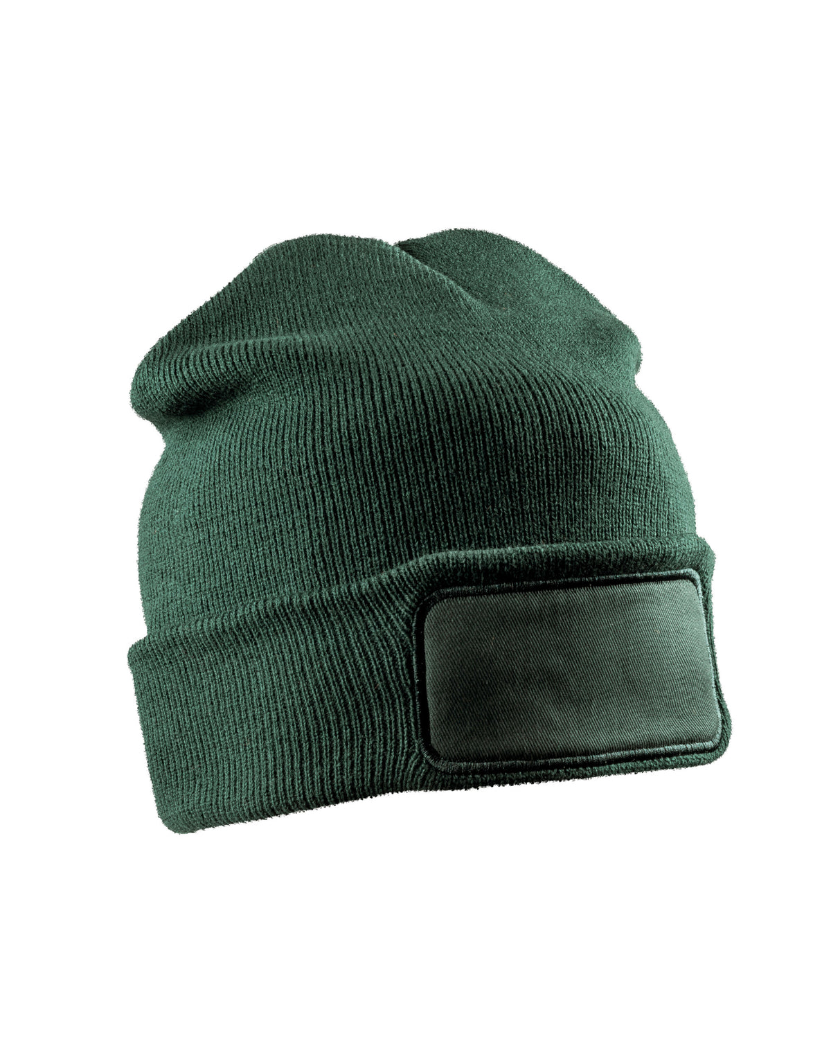 Result Recycled RC927X Dble Knit Printer Beanie - Bottle Green