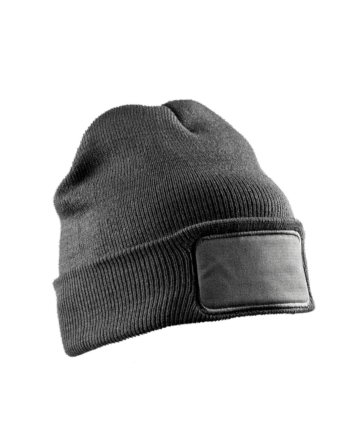 Result Recycled RC927X Dble Knit Printer Beanie - Grey