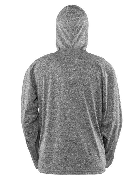 Spiro Fitness S277F Womens Hooded Tee-Jacket - Grey/Black
