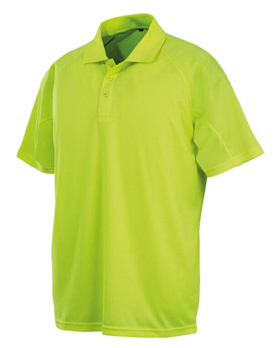 Spiro Impact S288X Performance Aircool Polo - Flo Yellow