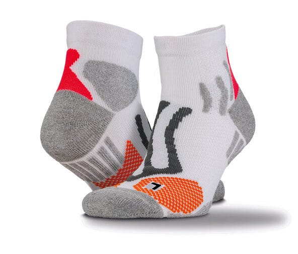 Spiro S294X Technical Compression Sport Sock - White