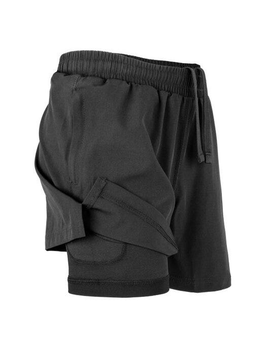 Spiro S780J Recycled Junior Shorts - Black