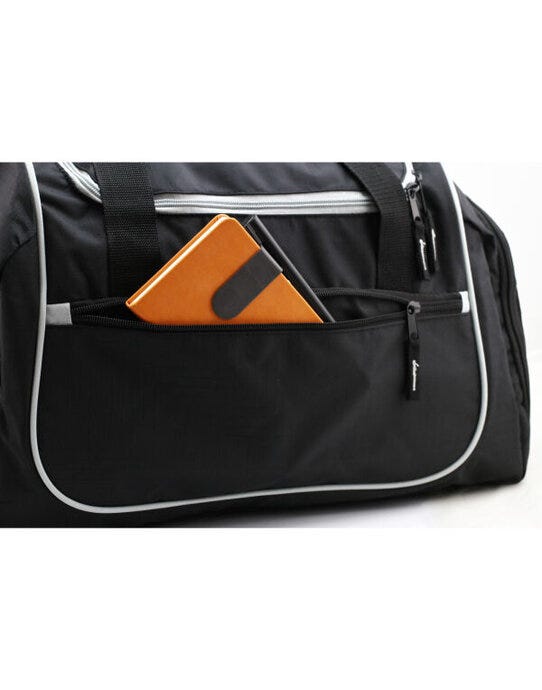 Shugon SH1578 Piraeus Holdall - Black/Light Grey