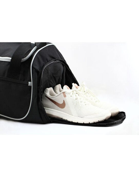 Shugon SH1578 Piraeus Holdall - Black/Light Grey