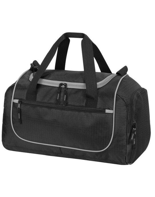 Shugon SH1578 Piraeus Holdall - Black/Light Grey