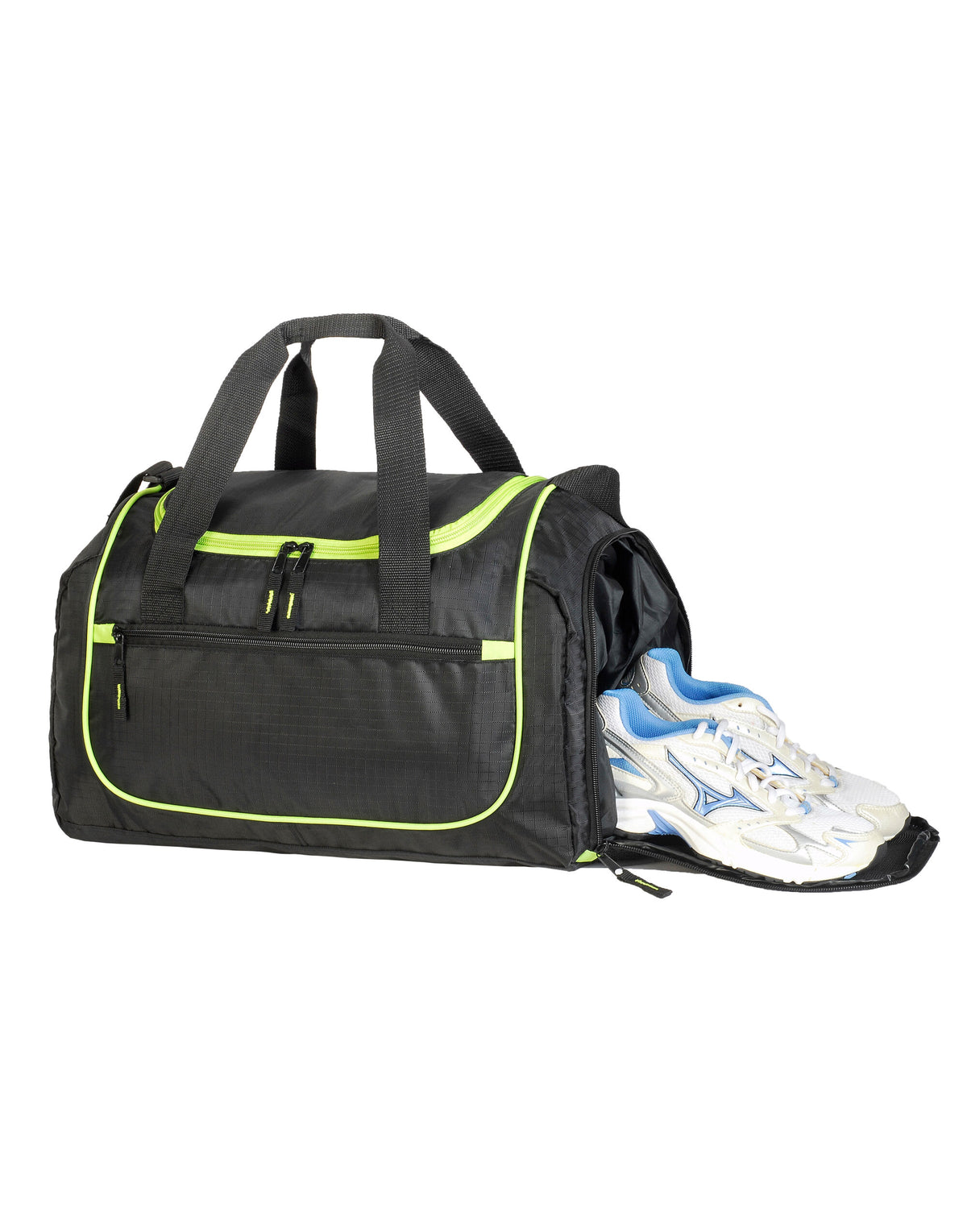 Shugon SH1578 Piraeus Holdall - Black/Lime Green