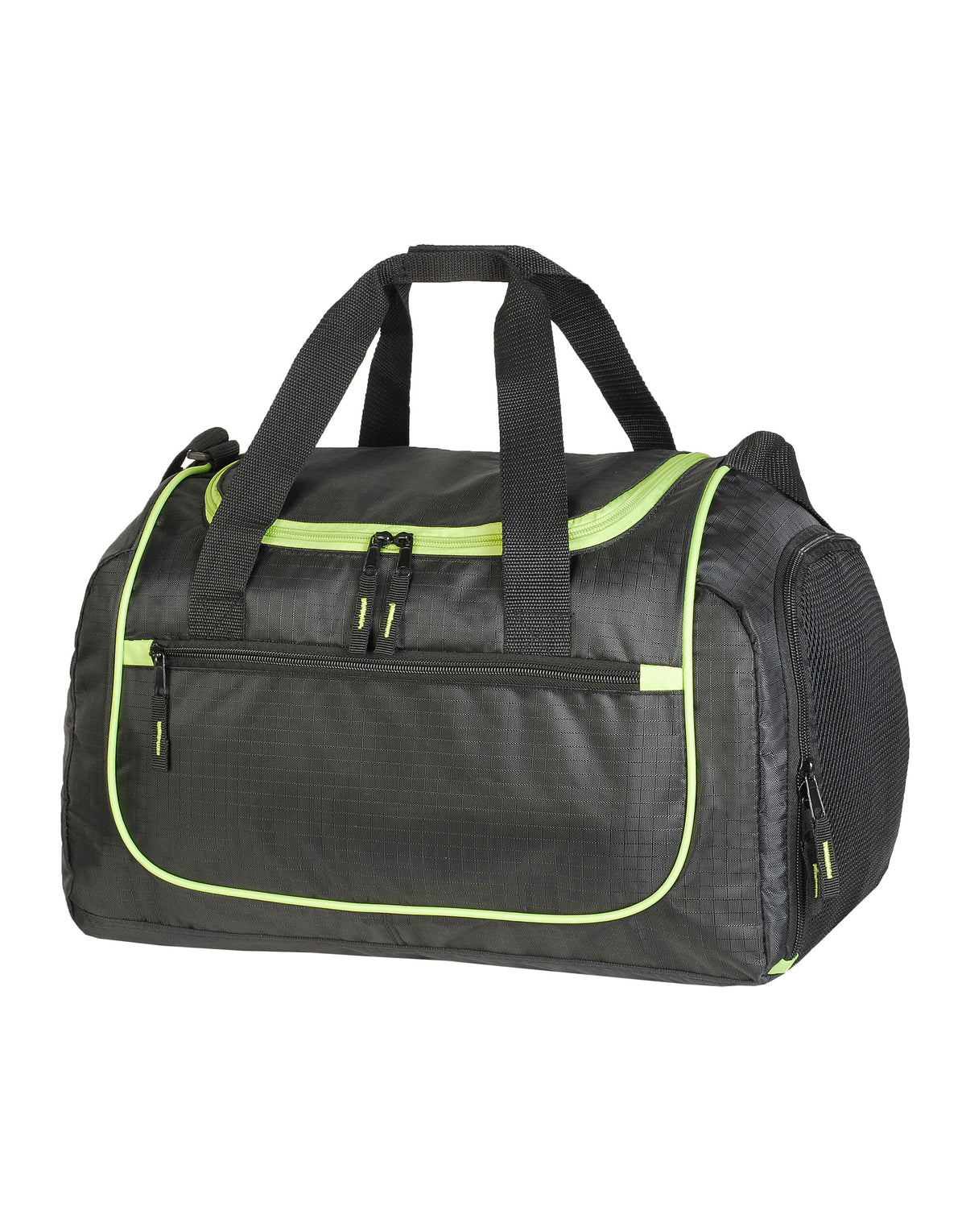 Shugon SH1578 Piraeus Holdall - Black/Lime Green