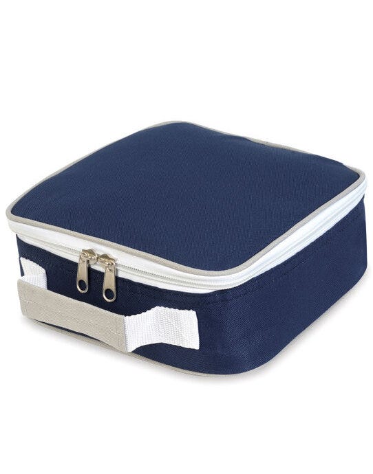Shugon SH1808 Sandwich Lunchbox - Navy/Light Grey