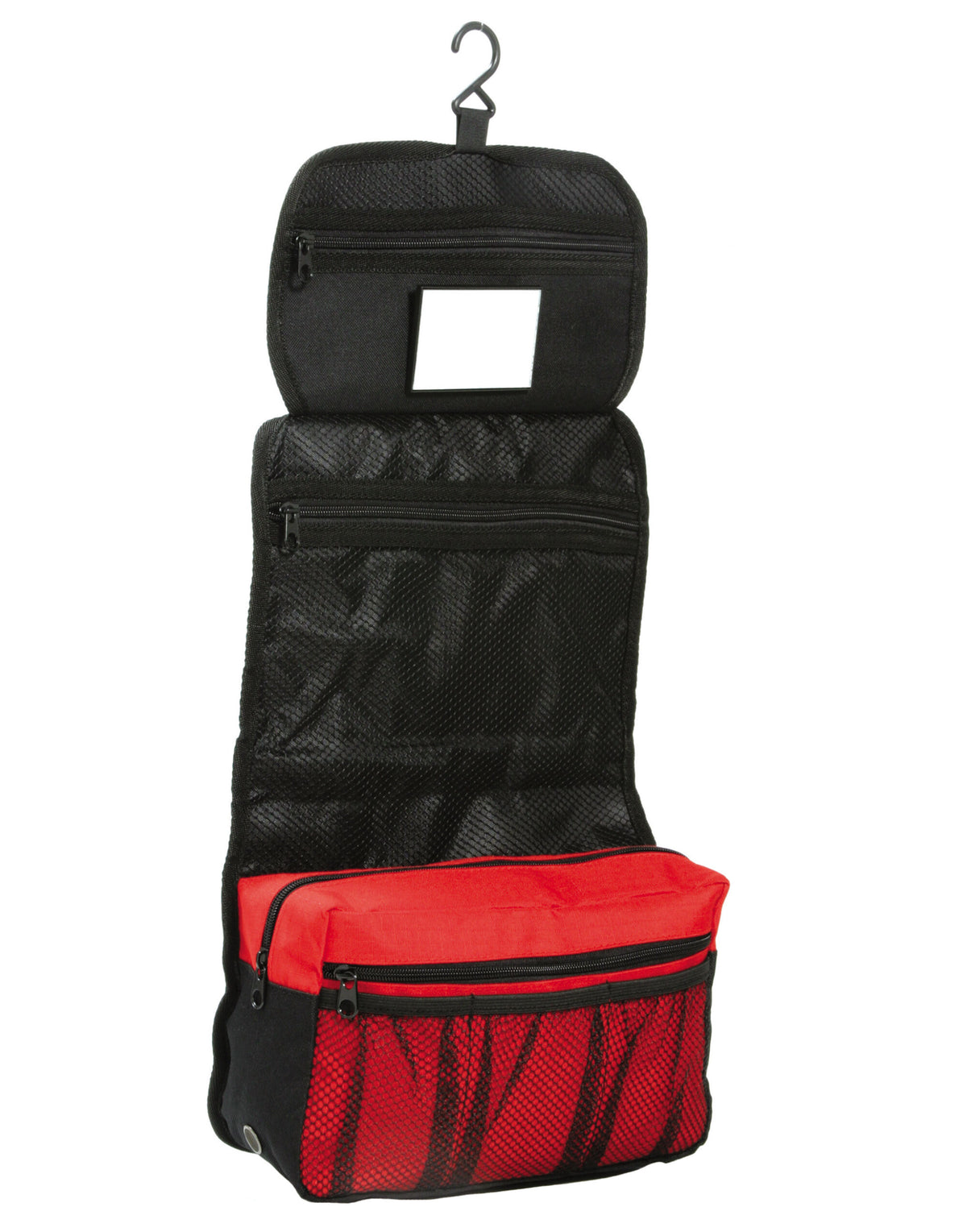 Shugon SH4476 Bristol Folding Toiletry Bag - Red/Black