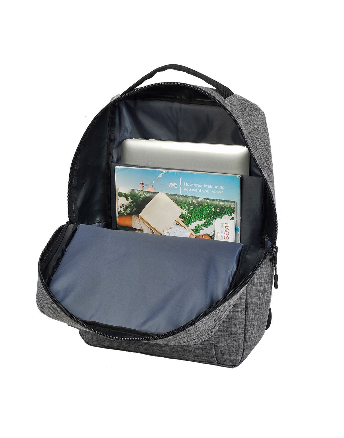Shugon SH5801 Sembach Basic Laptop Backpack - Grey Melange