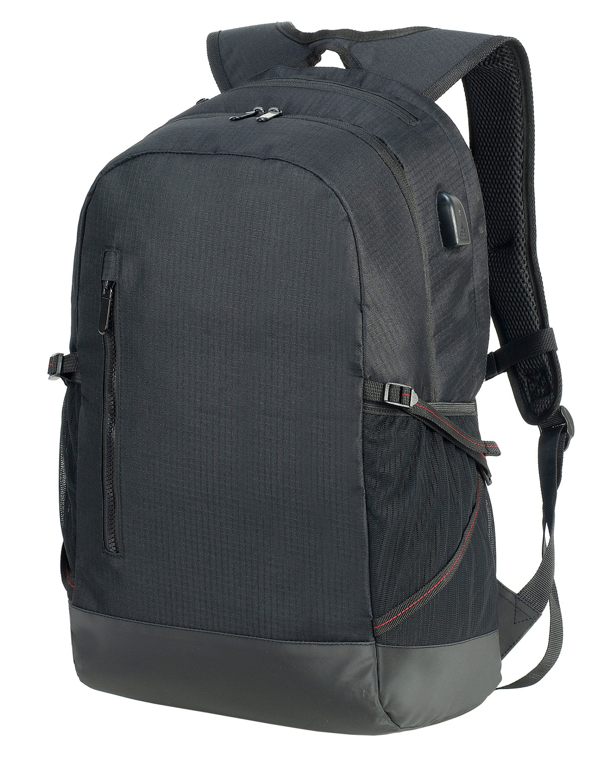 Shugon SH5816 Leipzig Laptop Backpack - Black/Black