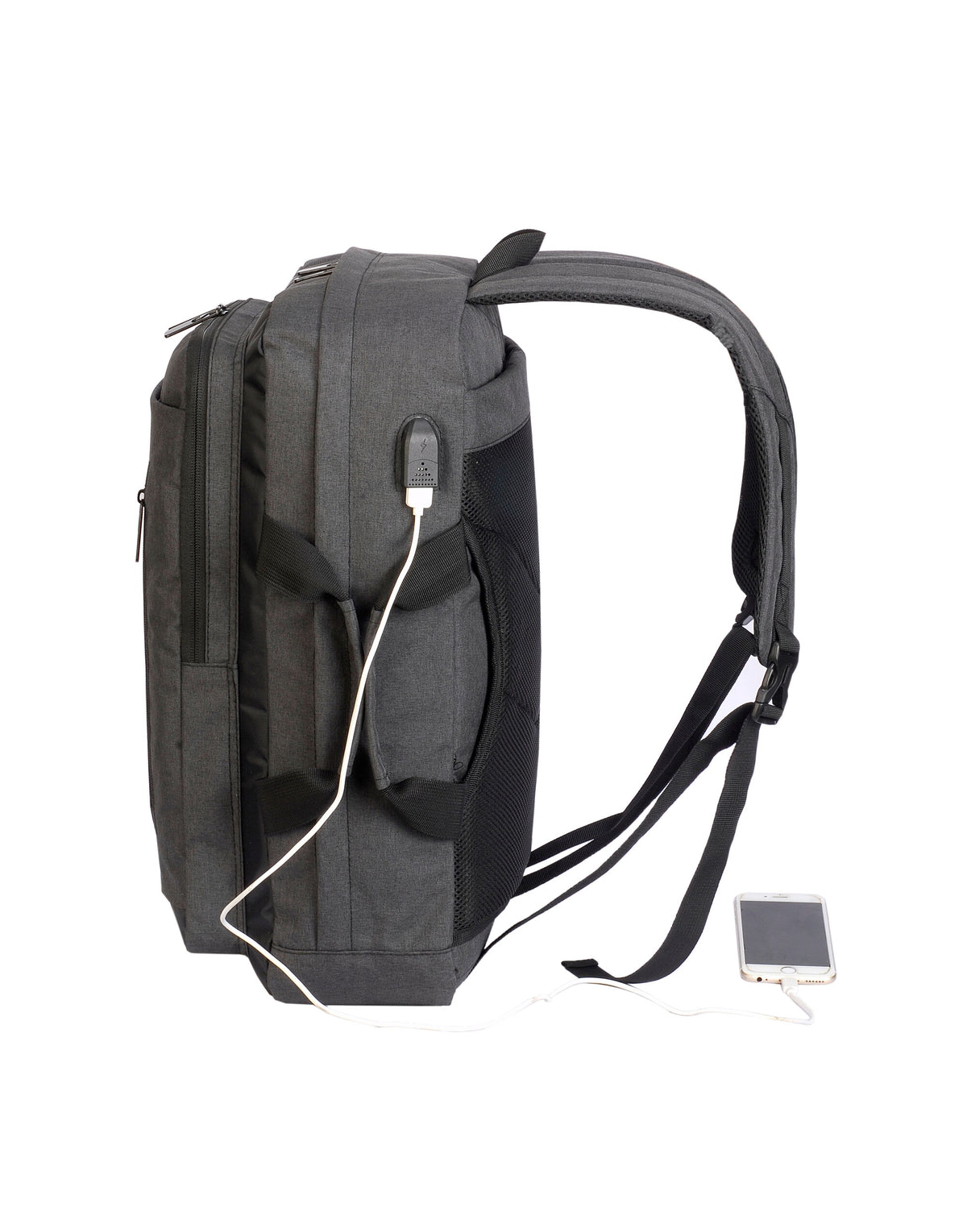 Shugon SH5819 Bordeaux Laptop Briefcase - Charcoal/Black
