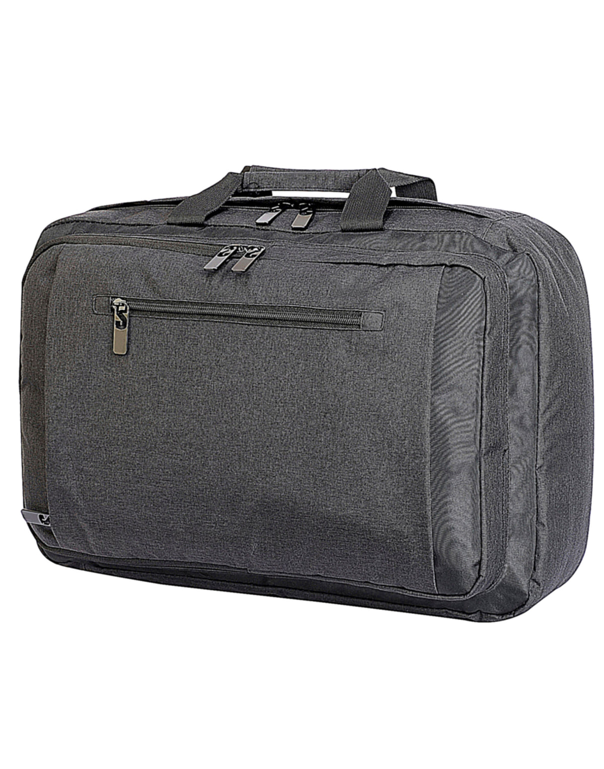 Shugon SH5819 Bordeaux Laptop Briefcase - Charcoal/Black