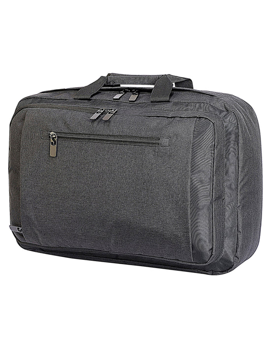 Shugon SH5819 Bordeaux Laptop Briefcase - Charcoal/Black