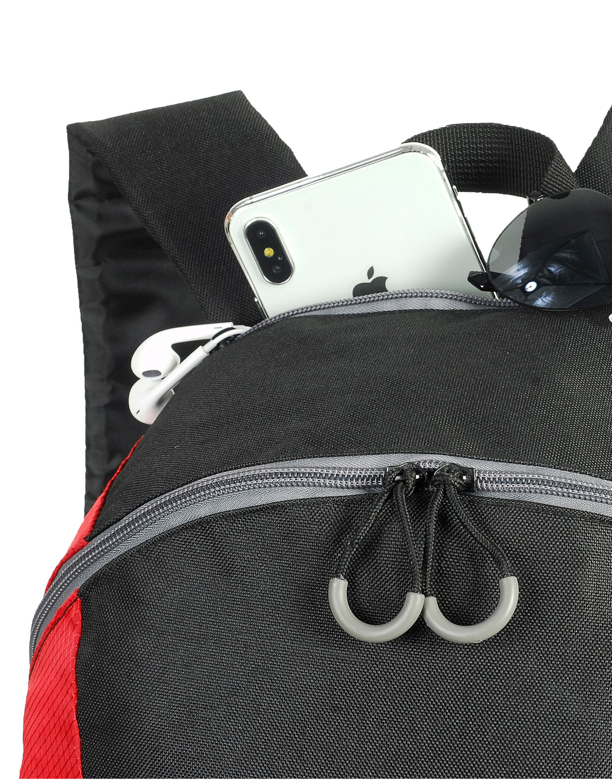 Shugon SH7237 Chester Backpack - Black/Red